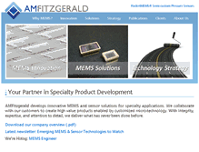 Tablet Screenshot of amfitzgerald.com